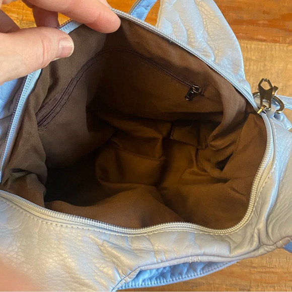 Jingpin Piju Geniune Leather Handbag blue - Picture 8 of 10